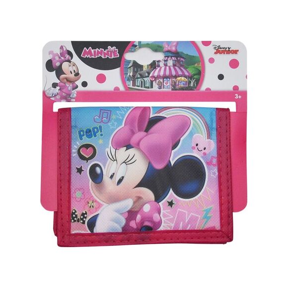 New Girls Minnie Mouse Bi-Fold Wallet Pink - Picture 4 of 4